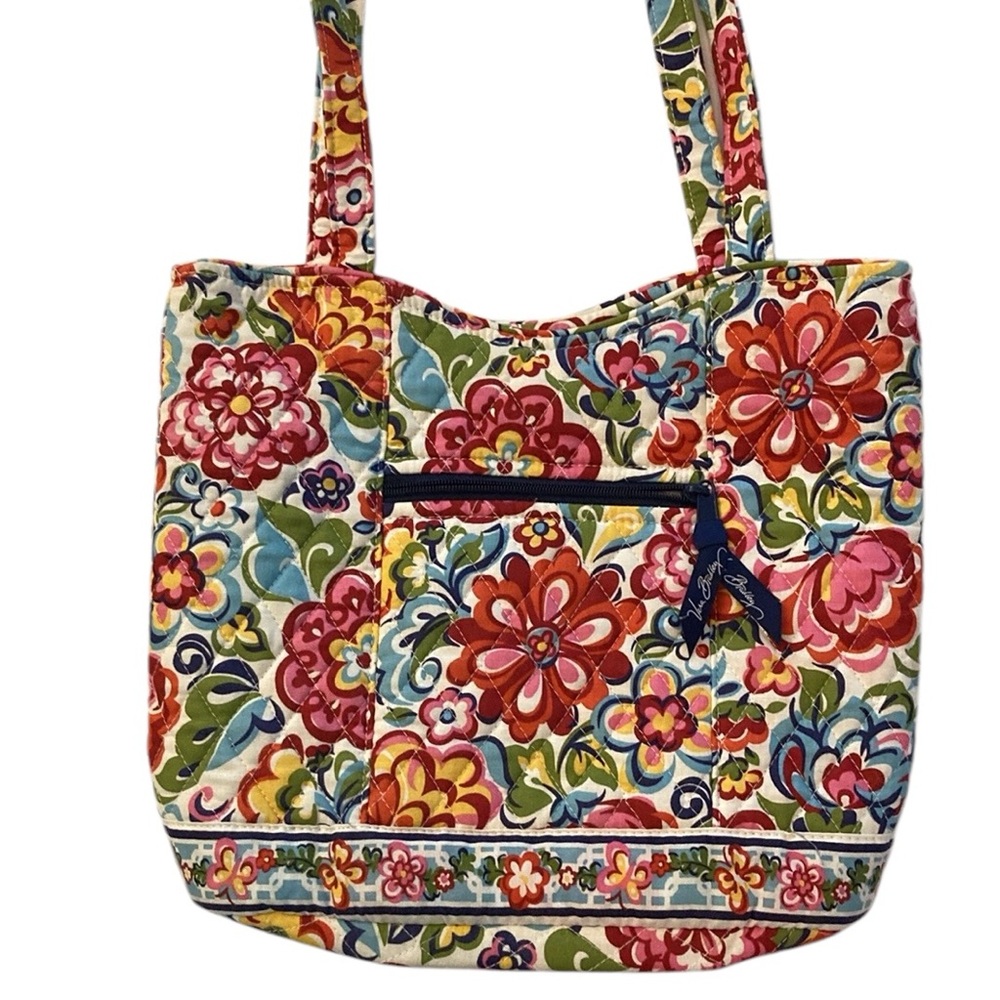 Vera Bradley Hope Garden bucket tote purse colorful floral retired pattern